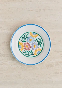 Sezane La Sélection Vintage|Assiettes à Dessert Anciennes, Fleurs Des Champs