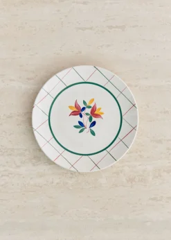 Sezane La Sélection Vintage|Assiettes à Dessert Anciennes, Fleurs Des Champs