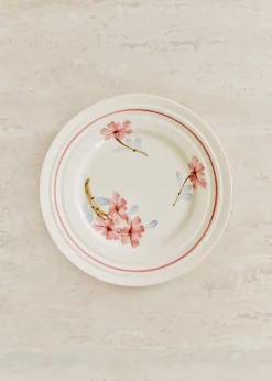 Sezane La Sélection Vintage|Assiettes à Dessert Anciennes, Fleuries