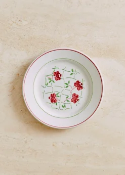 Sezane La Sélection Vintage|Assiettes à Dessert Anciennes, Fleuries