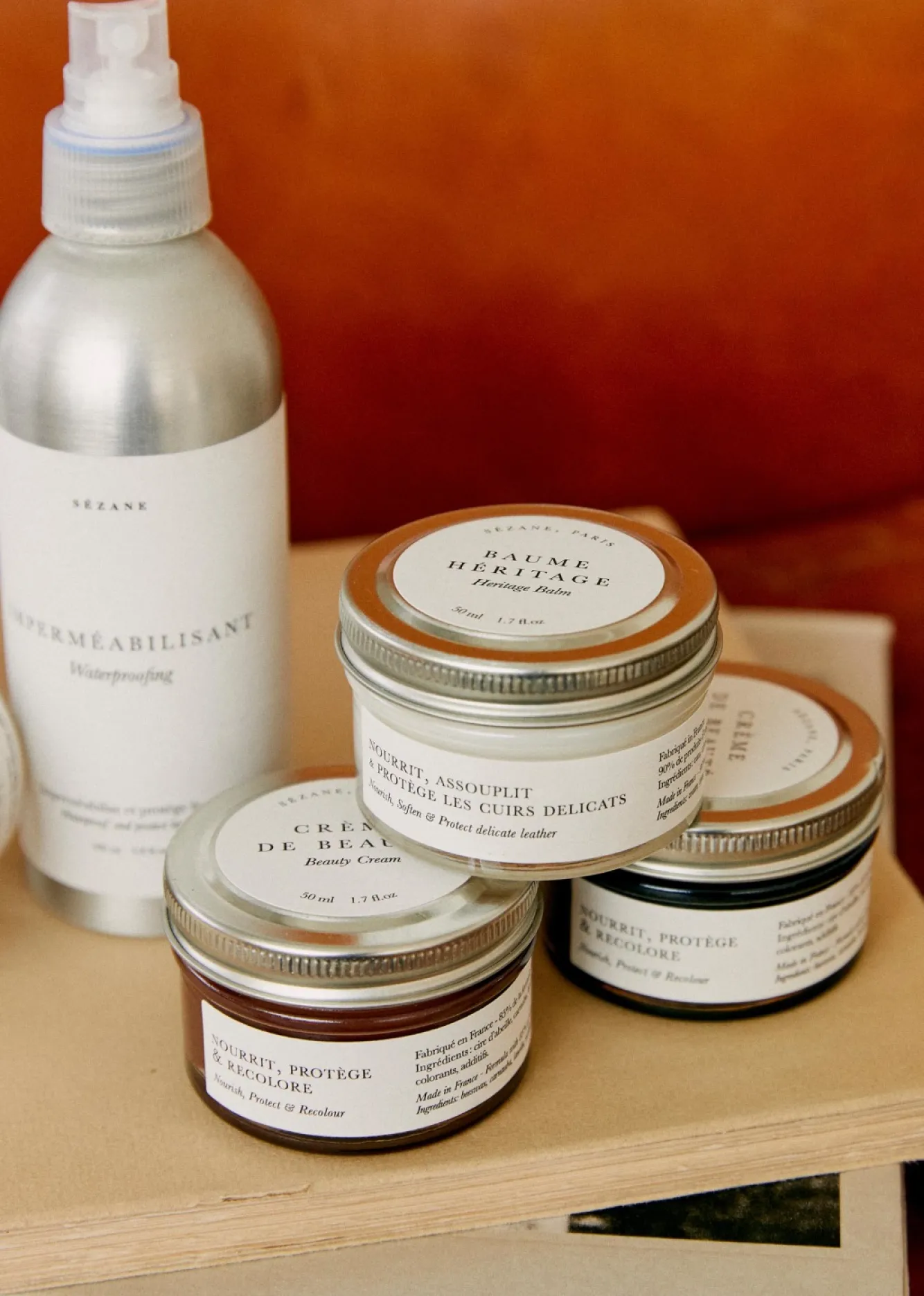 Sezane Entretien du cuir|Baume Héritage