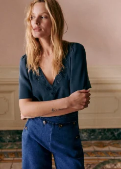 Sezane Chemises & Blouses|Blouse Minara