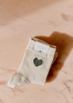 Sezane Chaussettes|Chaussettes Coeur