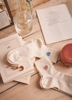 Sezane Chaussettes|Chaussettes Coeur