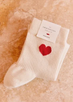 Sezane Chaussettes|Chaussettes Coeur