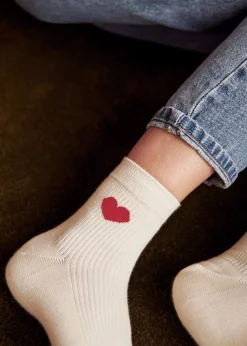 Sezane Chaussettes|Chaussettes Coeur