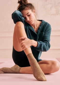 Sezane Chaussettes|Chaussettes Lurex