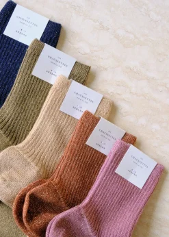 Sezane Chaussettes|Chaussettes Lurex