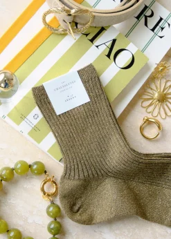 Sezane Chaussettes|Chaussettes Lurex