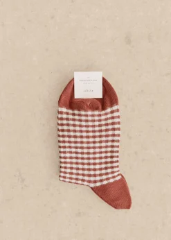 Sezane Chaussettes|Chaussettes Vichy