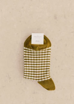 Sezane Chaussettes|Chaussettes Vichy