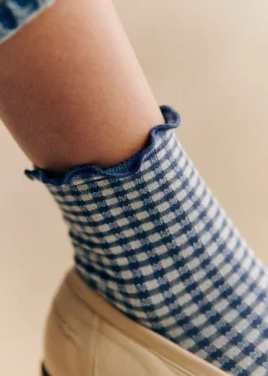 Sezane Chaussettes|Chaussettes Vichy