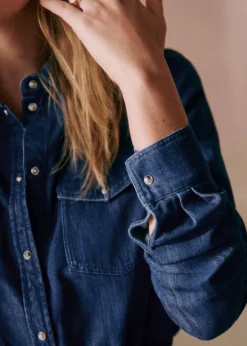 Sezane Chemises & Blouses|Chemise Alba