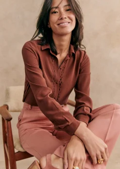 Sezane Chemises & Blouses|Chemise Annira