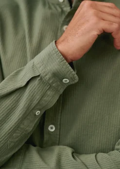 Sezane Chemises col mao|Chemises rayures|Chemise Benny Coton Lin