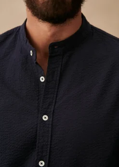 Sezane Chemises seersucker|Chemises rayures|Chemise Benny Seersucker