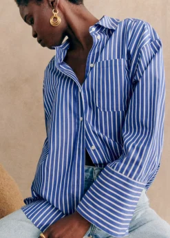 Sezane Chemises & Blouses|Chemise Bilma