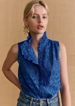 Sezane Chemises & Blouses|Chemise Celinda