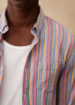 Sezane Chemises rayures|Chemise Charlie Coton Léger