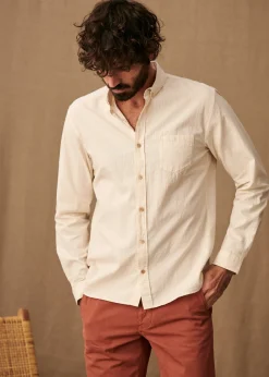 Sezane Chemises rayures|Chemises coton lin|Chemise Charlie Coton Lin