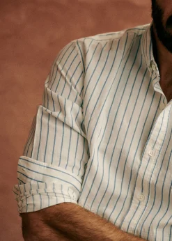 Sezane Chemises rayures|Chemises coton lin|Chemise Charlie Coton Lin