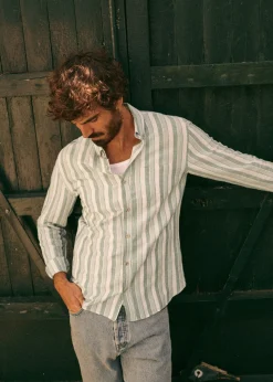 Sezane Chemises & Blouses|Chemise Charlie Coton Lin