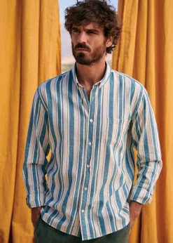 Sezane Chemises & Blouses|Chemise Charlie Coton Lin