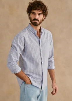 Sezane Chemises & Blouses|Chemise Charlie Coton Lin