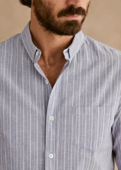 Sezane Chemises & Blouses|Chemise Charlie Coton Lin