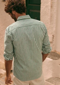 Sezane Chemises & Blouses|Chemise Charlie Coton Lin