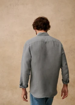 Sezane Chemises lin|Le Bain|Chemise Charlie Lin