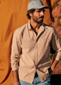 Sezane Chemises rayures|Chemises seersucker|Chemise Charlie Seersucker