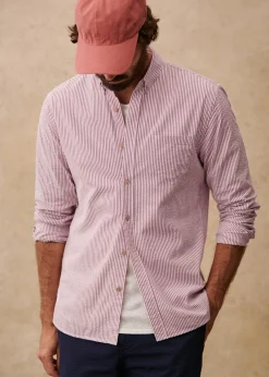 Sezane Chemises rayures|Chemises seersucker|Chemise Charlie Seersucker