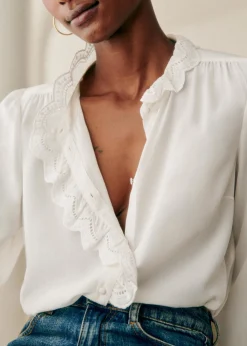 Sezane Chemises & Blouses|Chemise Chlo