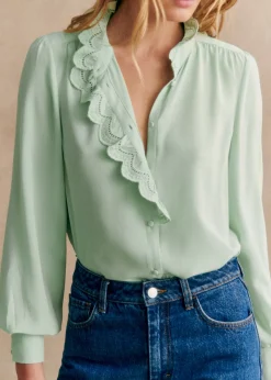 Sezane Chemises & Blouses|Chemise Chlo