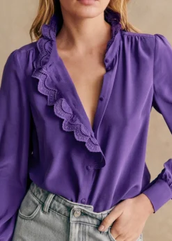 Sezane Chemises & Blouses|Chemise Chlo