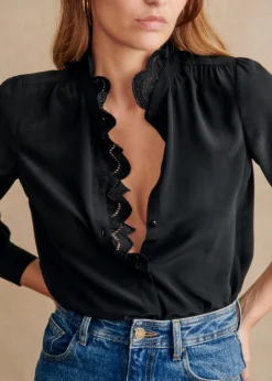 Sezane Chemises & Blouses|Chemise Chlo