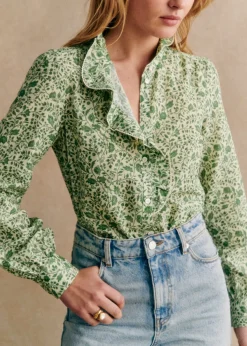 Sezane Chemises & Blouses|Chemise Chlo