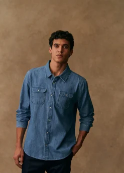 Sezane Chemises denim|Chemise Haley