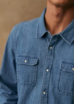 Sezane Chemises denim|Chemise Haley