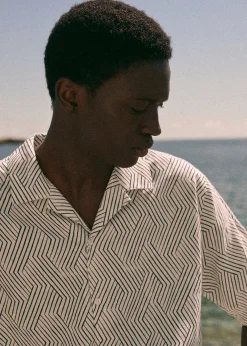 Sezane Chemises manches courtes|Chemises coton lin|Chemise Holt