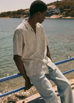 Sezane Chemises manches courtes|Chemises coton lin|Chemise Holt