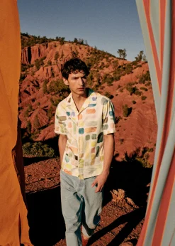 Sezane Chemises manches courtes|Chemises coton lin|Chemise Holt