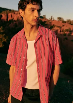 Sezane Chemises manches courtes|Chemises coton lin|Chemise Holt