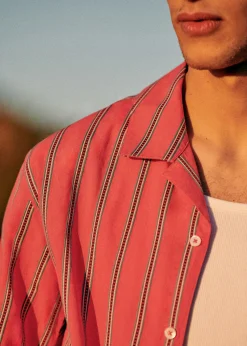 Sezane Chemises manches courtes|Chemises coton lin|Chemise Holt