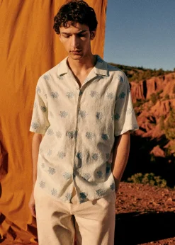 Sezane Chemises manches courtes|Chemises coton lin|Chemise Holt