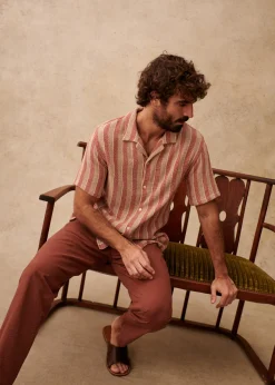 Sezane Chemises manches courtes|Chemises coton lin|Chemise Holt