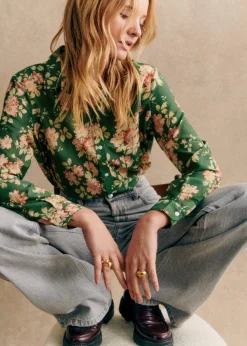 Sezane Chemises & Blouses|Chemise Pierro