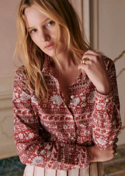 Sezane Chemises & Blouses|Chemise Pierro