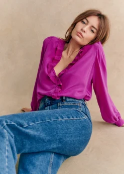 Sezane Chemises & Blouses|Chemise Rosine